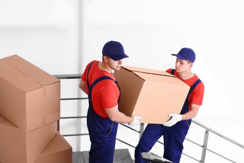 Man with a van loading service terms and conditions illustration