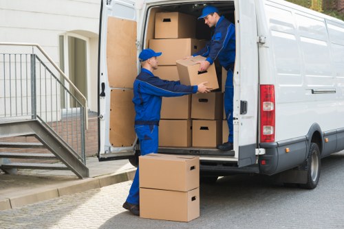 Commercial moving van transport for businesses around Lee