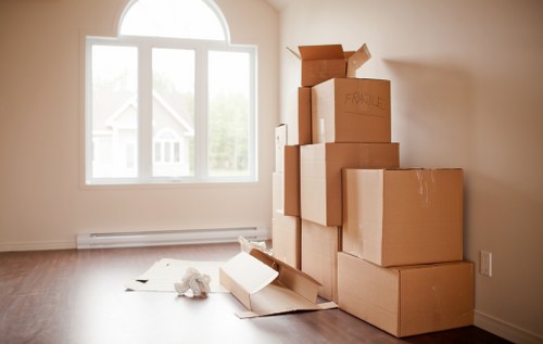 Professional movers helping with a local home move in Lee
