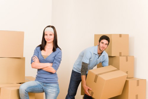 Local moving team planning a removals job in Lee