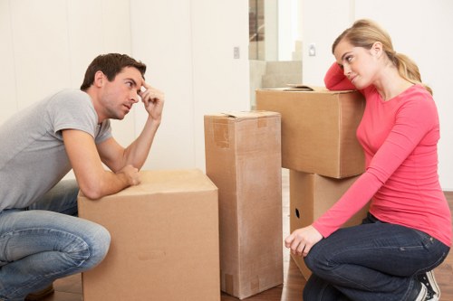 Trained removal staff handling items with care and safety awareness