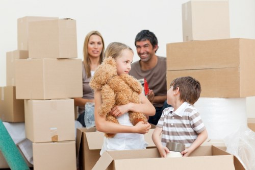 Packing and loading belongings for a Lee relocation